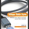 Nylon Braided USB 3.0 Extension Cable