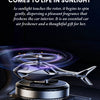 Solar-Powered Rotating Helicopter Car Air Freshener & Decorative Aromatherapy Diffuser