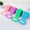 Silicone Body Scrubber with Long Handle and Strap