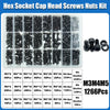 12.9 Grade Carbon Steel Hex Socket Cap Screw and Nut Assortment Kit