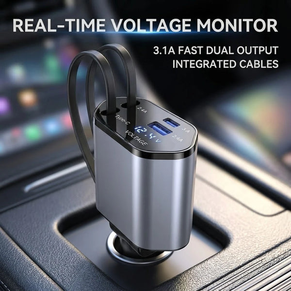 Chargeur allume-cigare multi-ports haute puissance