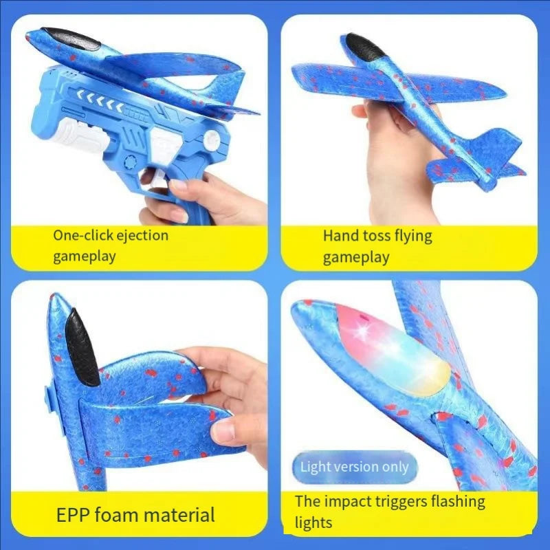 Catapult Foam Plane Launcher Glider Toy