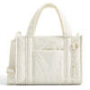 Lightweight Quilted Tote Bag with Crossbody Strap