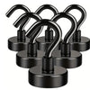 Magnetic Hooks with Strong Grip (Set of 6)