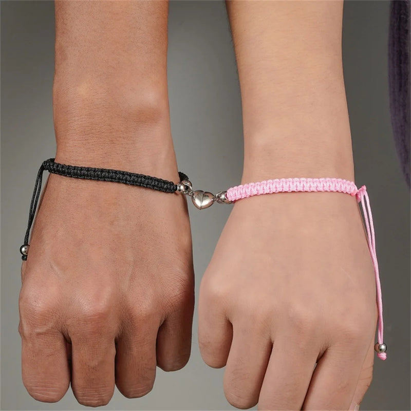 Magnetic Heart Couple Bracelets