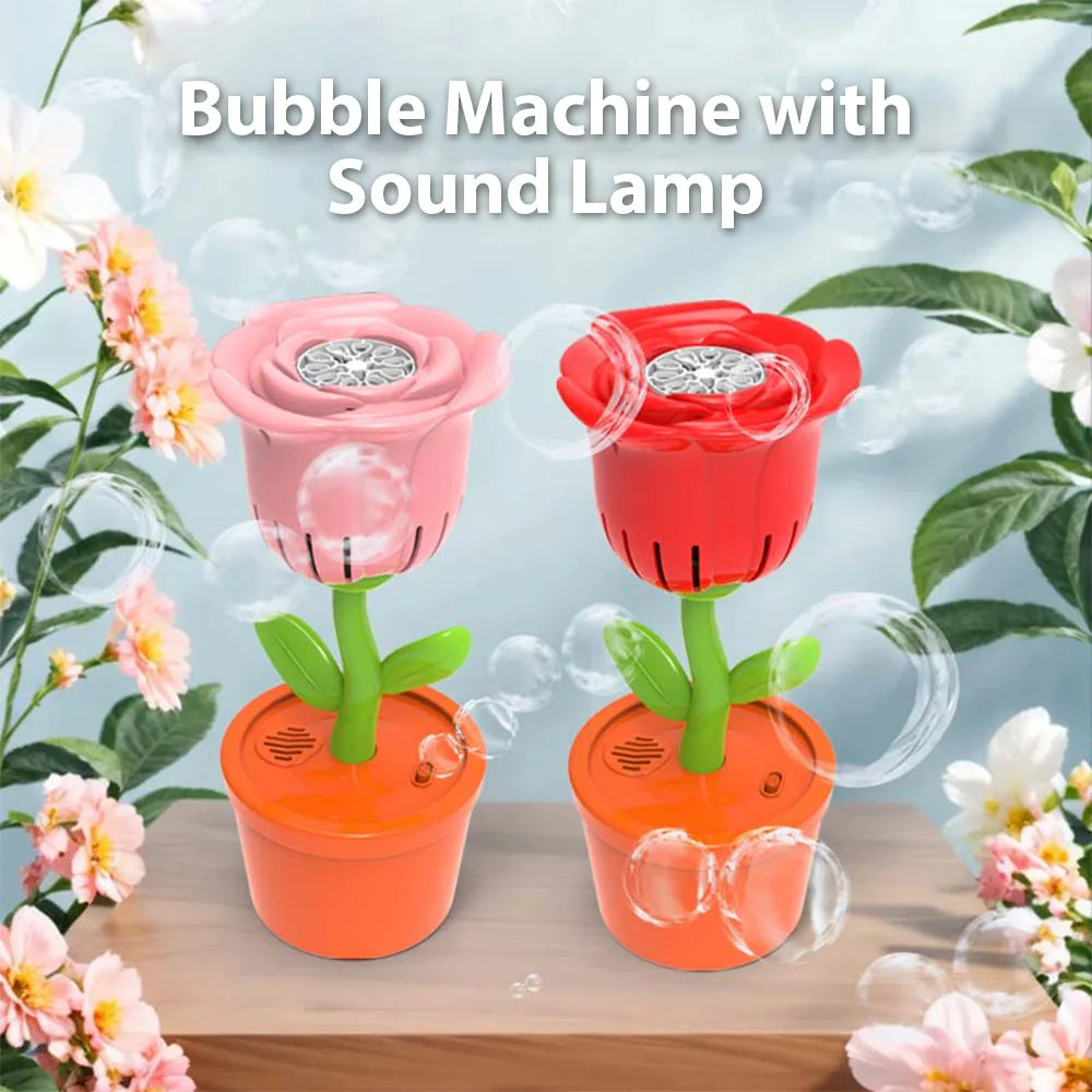 Machine à bulles verticale avec lumière
