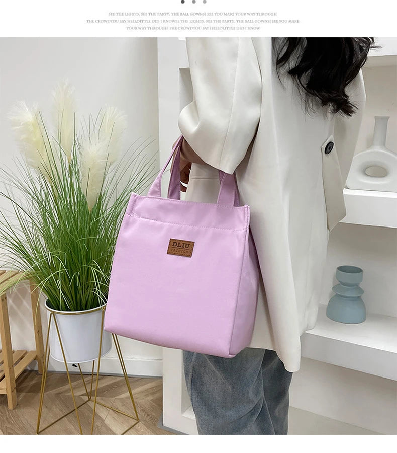 Insulated Lunch Bag with Top Handle for Work
