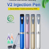 Reusable Metal Injection Pen - Adjustable Dosage 0-60 IU with Carrying Case