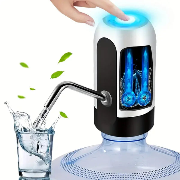 USB Rechargeable Electric Water Pump for 5-Gallon Bottles