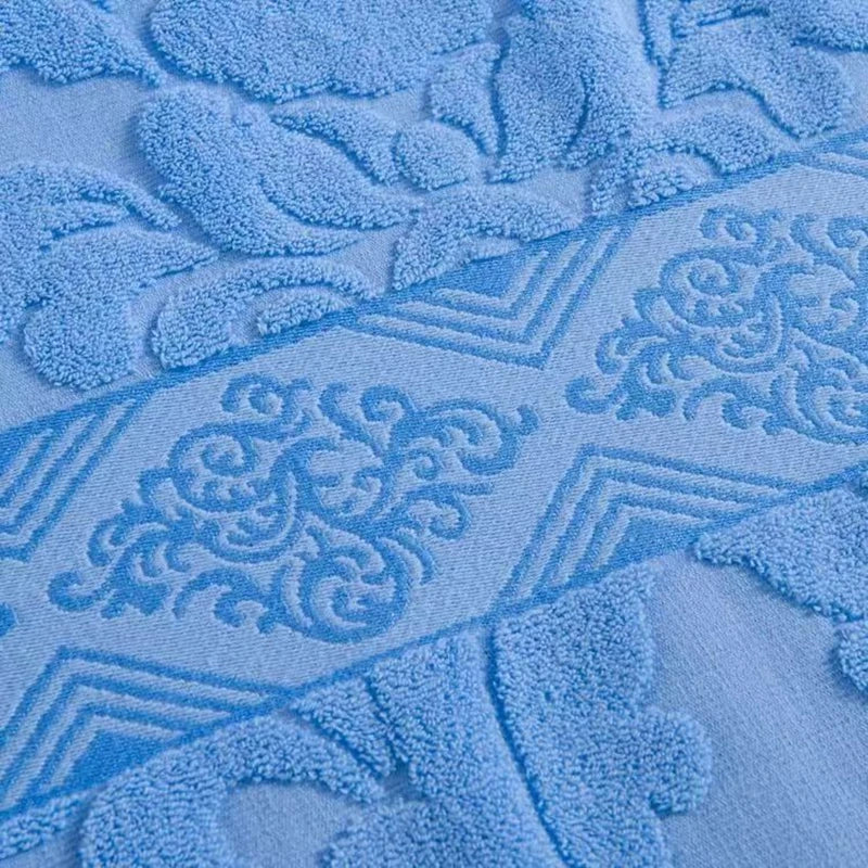 Couverture en coton jacquard