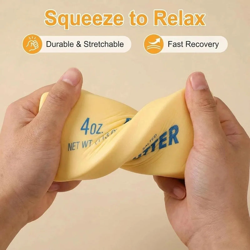 Slow-Rebound Butter Stress Squeeze Toy
