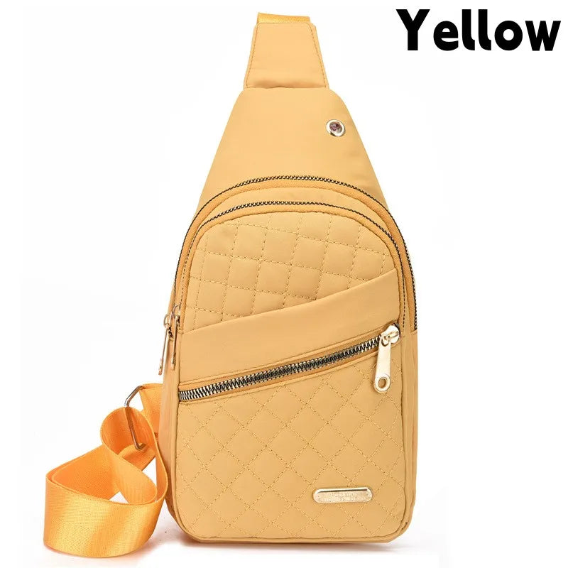 Women's Waterproof Sling Crossbody Bag with Adjustable Strap