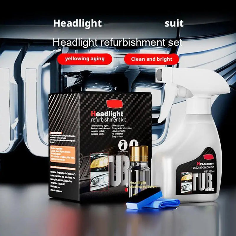 Headlight Restoration Spray with Protective Coating - 180ml