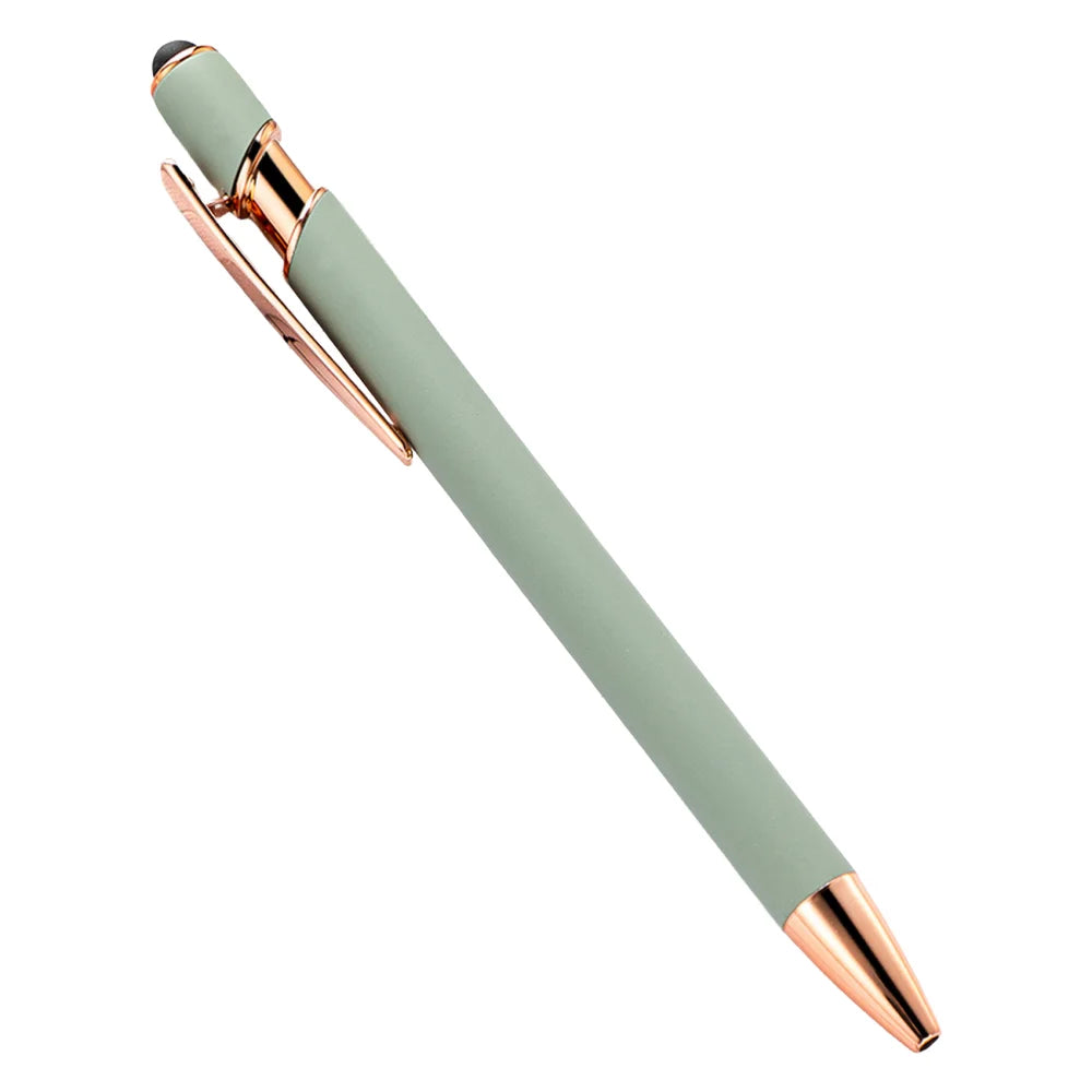 2-in-1 Stylus Pen with Retractable Ballpoint – Pack of 5