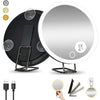 LED Magnifying Mirror with Adjustable Stand