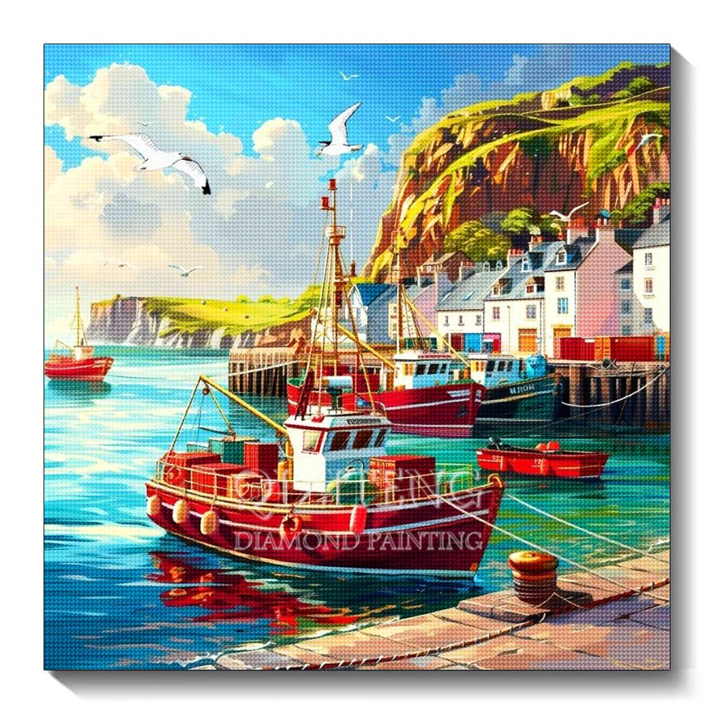 5D Diamond Painting Kit - Scenic Landscape Art