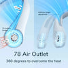 Ventilateur de cou sans pales avec batterie rechargeable