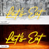 "Let's Eat" LED Neon Wall Sign