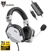 USB Gaming Headset with 7.1 Surround Sound and Noise-Cancelling Mic
