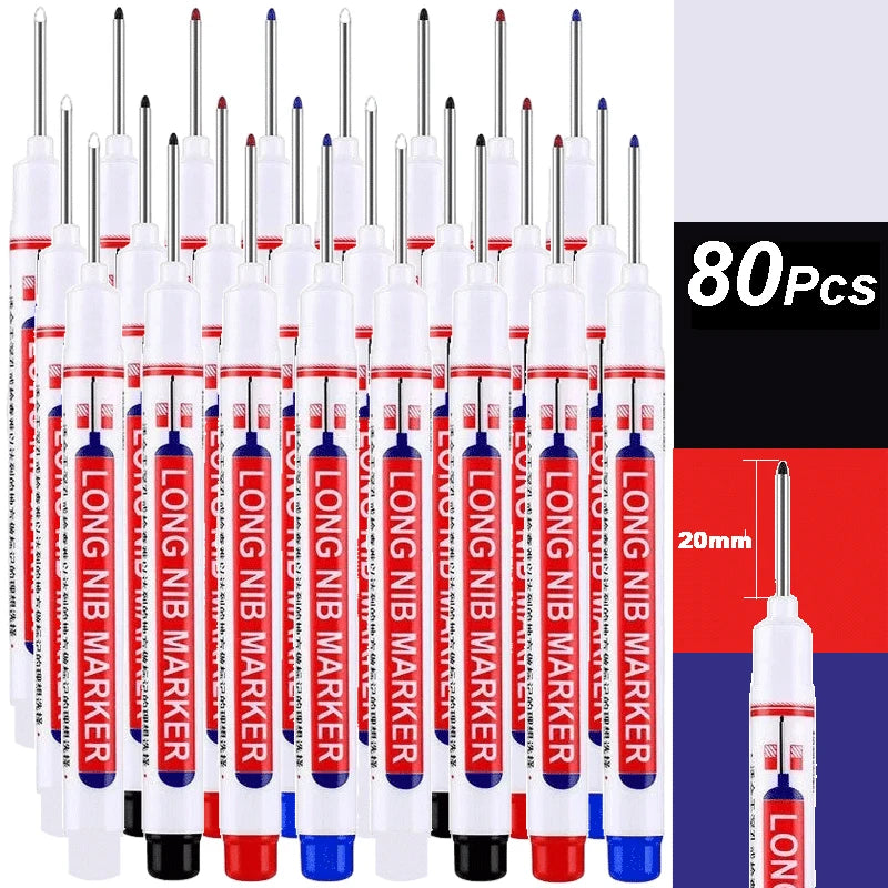 Waterproof Deep Hole Paint Markers for Metal & Woodworking