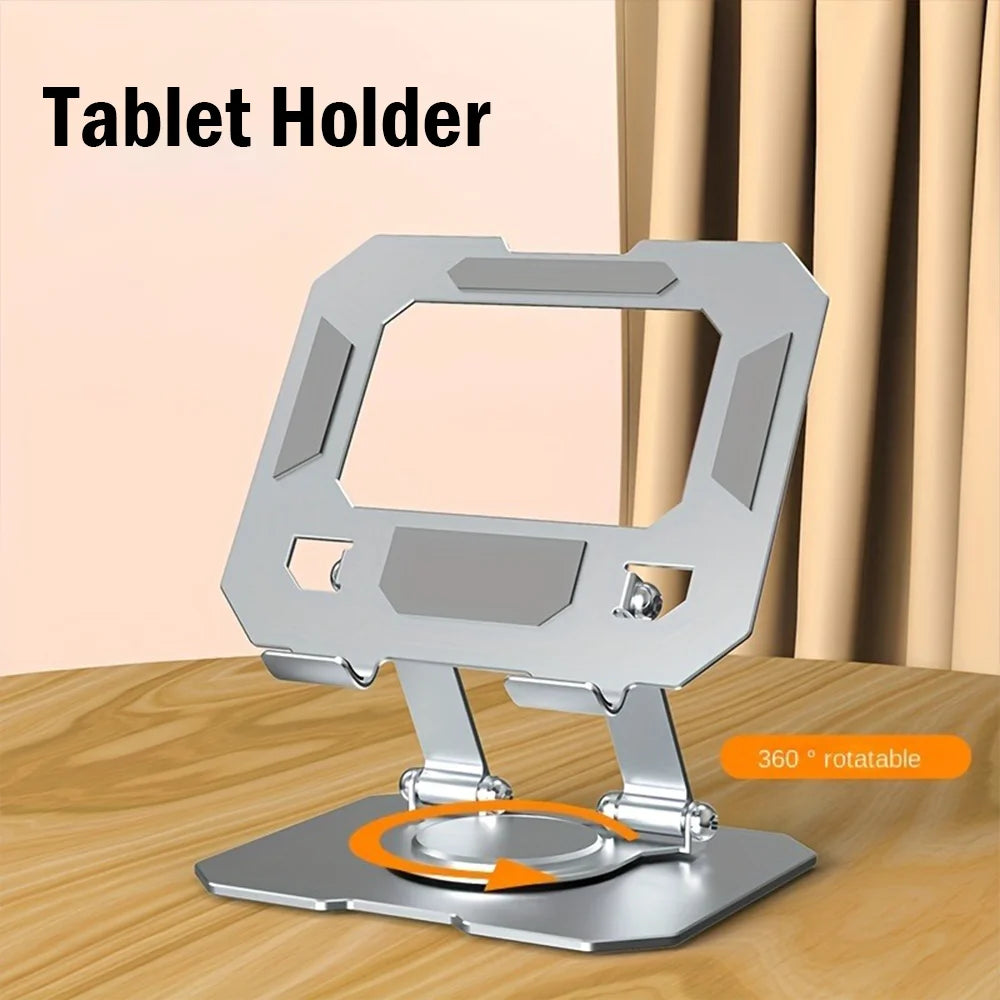 360° Rotating Aluminum Tablet Stand for 4.7-12" Devices