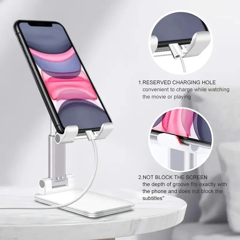 Adjustable Universal Desktop Phone and Tablet Stand