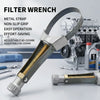 Adjustable Oil Filter Removal Wrench with Flexible Metal Strap