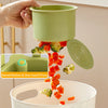Push-to-Empty Hanging Sink Strainer Basket