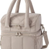 Insulated Double-Deck Lunch Bag with Leakproof Lining