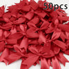 Satin Bowknot Ribbon Bows for Gift Wrapping and DIY Crafts (Pack of 50)