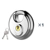 Heavy Duty Stainless Steel Disc Lock with 2 Keys