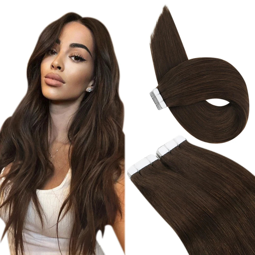Extensions en Cheveux Humains Réels - Pour un Effet Fusion Parfait