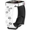Two-Tone Floral Silicone Watch Strap for Redmi Smartwatches