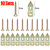 Self-Drilling Drywall Anchors with Expansion Screws for Picture Frames and Home DIY