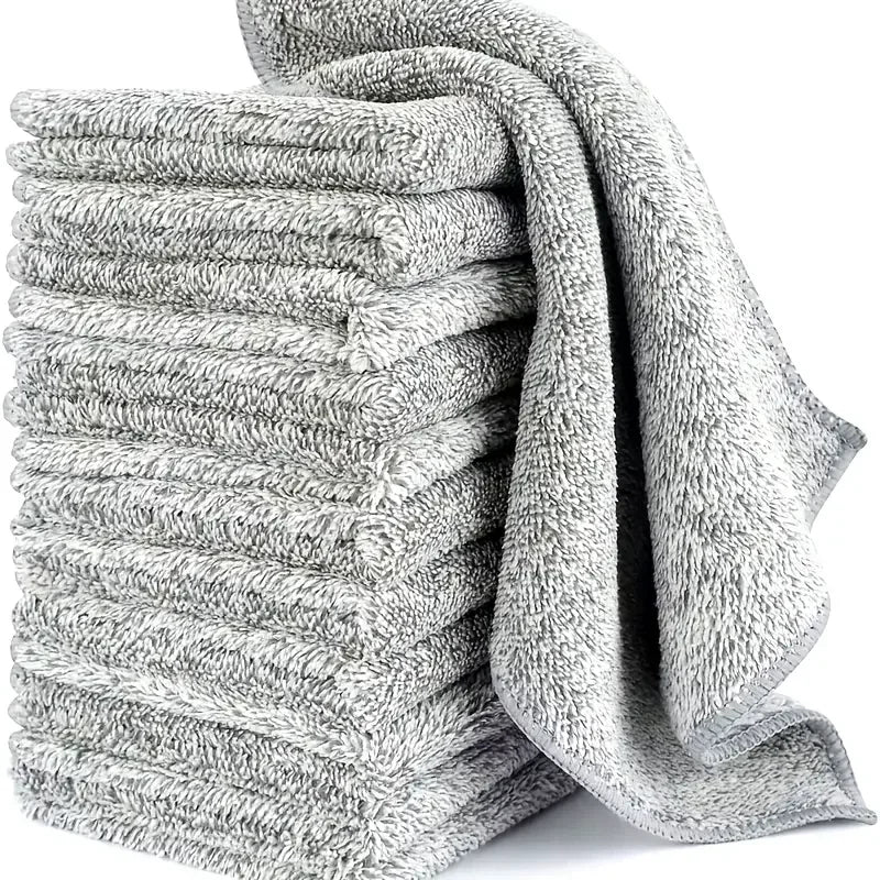 Lint-Free Microfiber Cleaning Cloths (4-Pack)