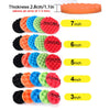 5-Piece Foam Waffle Polishing Pad Set for Car Detailing