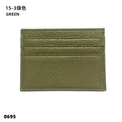 Genuine Leather Credit Card Holder – Slim ID & Card Case