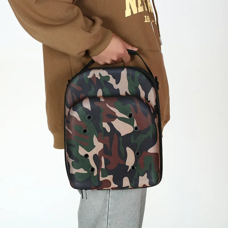 Hard Shell Travel Hat Case with Protective Cover