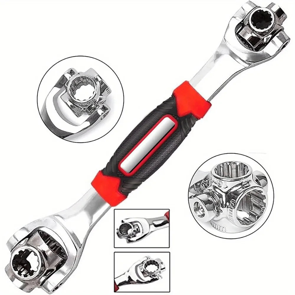 48-in-1 Universal Socket Wrench with 360° Rotating Head
