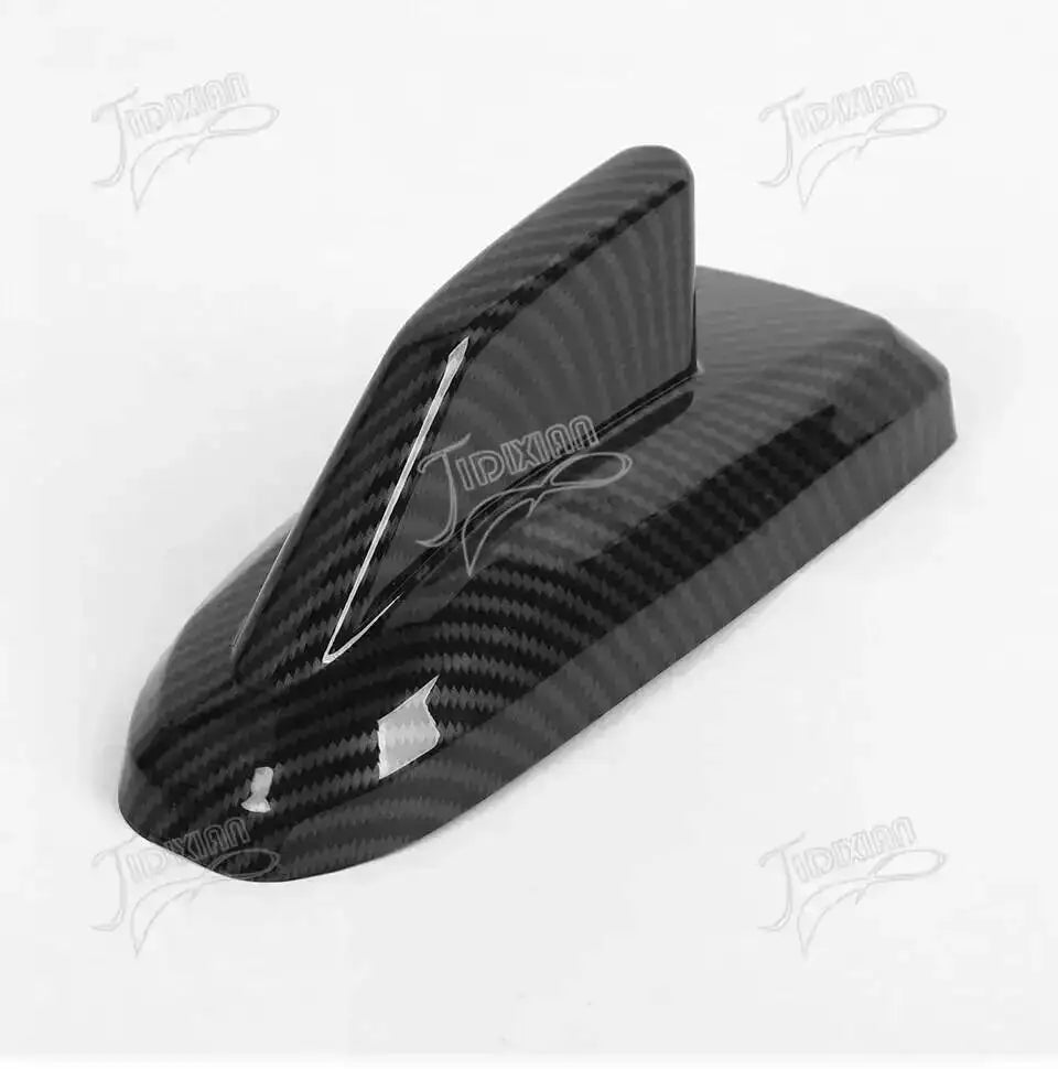 Black carbon fiber style antenna cover trim for Chevrolet Silverado, Suburban, Tahoe, GMC Sierra & Yukon