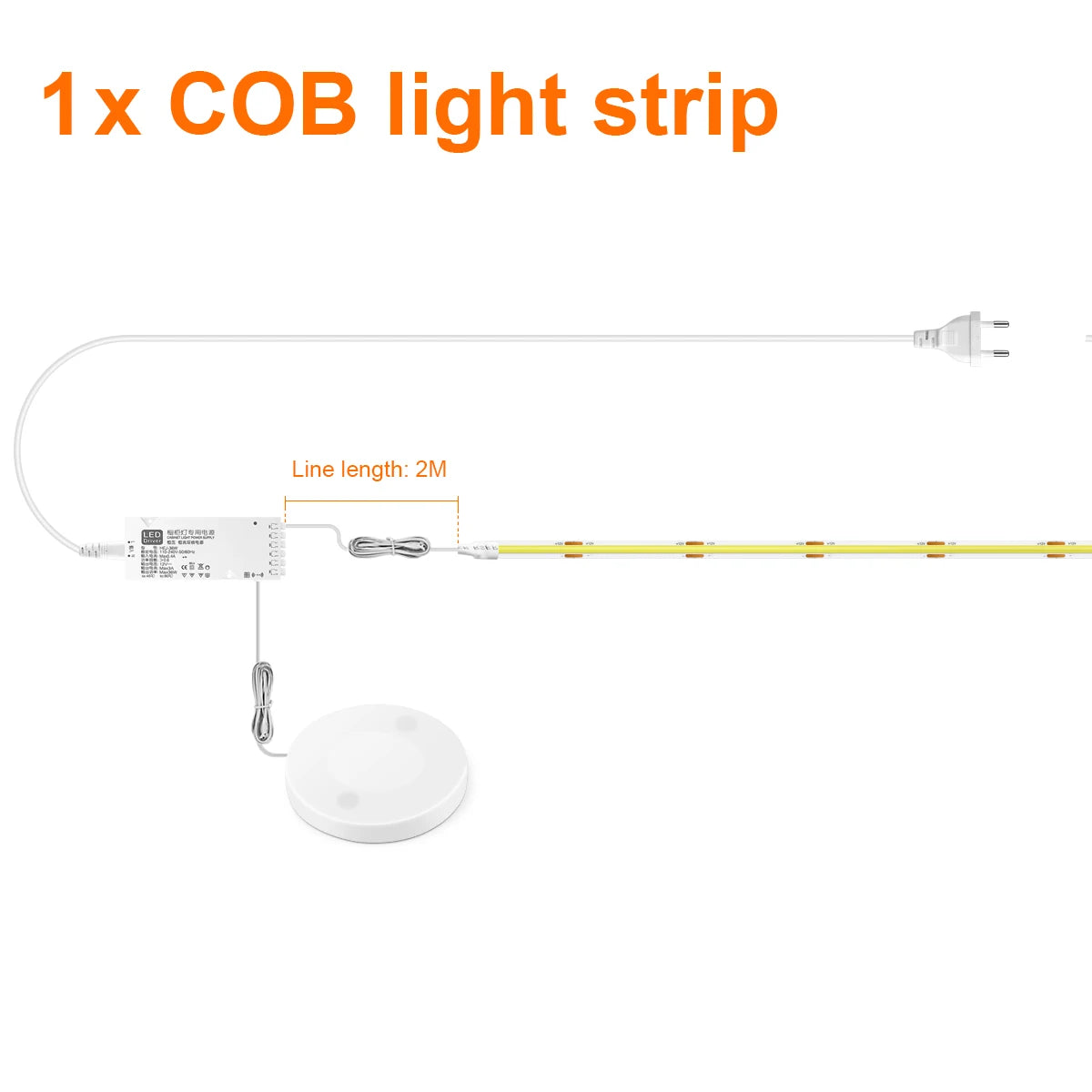 Touch Sensor Under Cabinet LED Strip Lighting