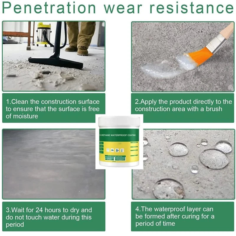 Transparent Waterproof Sealant for Leak Repair