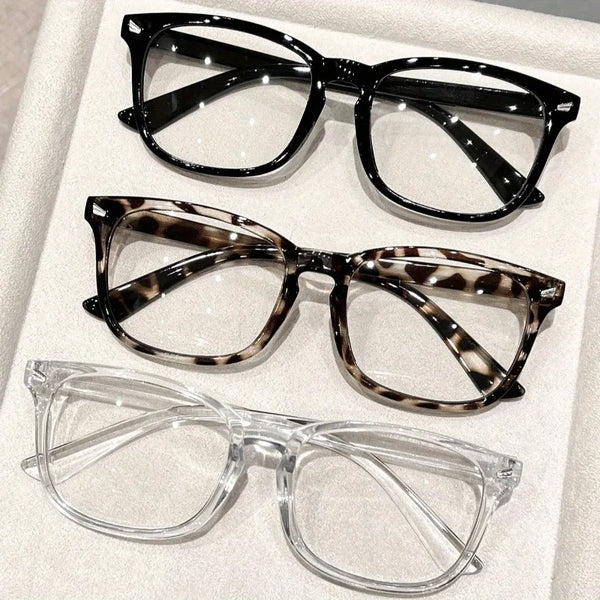Y2K Leopard Print Square Sunglasses