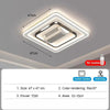 Modern Invisible Bladeless Ceiling Fan Light with Remote Control