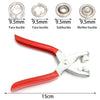 Iron Snap Buttons for DIY Sewing (Set of 50)