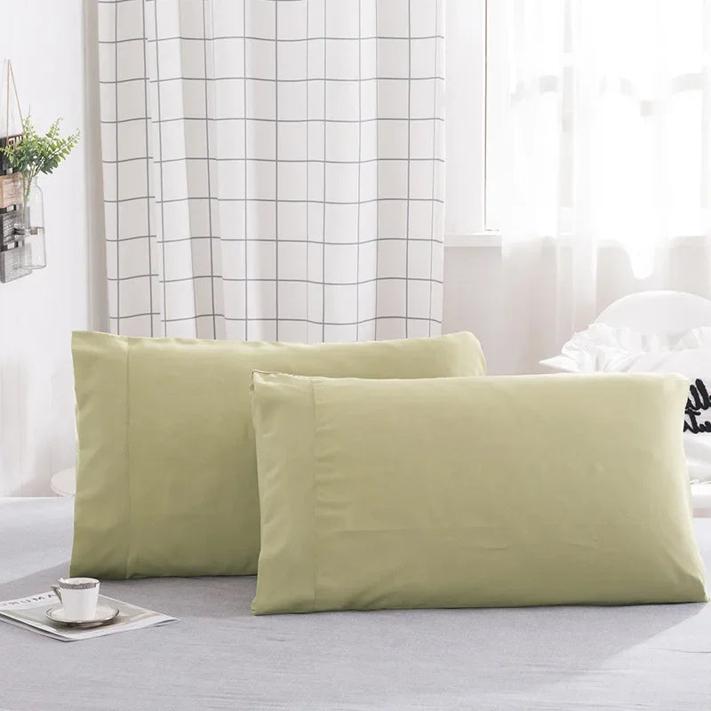 Soft Polyester Pillowcases for Bedroom (Set of 2)
