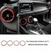Aluminum alloy interior and exterior trim kit for Chevrolet Camaro 2017 and newer models
