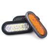 2-Pack 12V/24V LED Oval Tail Light for Trucks and Trailers