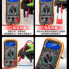 Compact Digital Multimeter with LCD Backlight for Electrical Testing