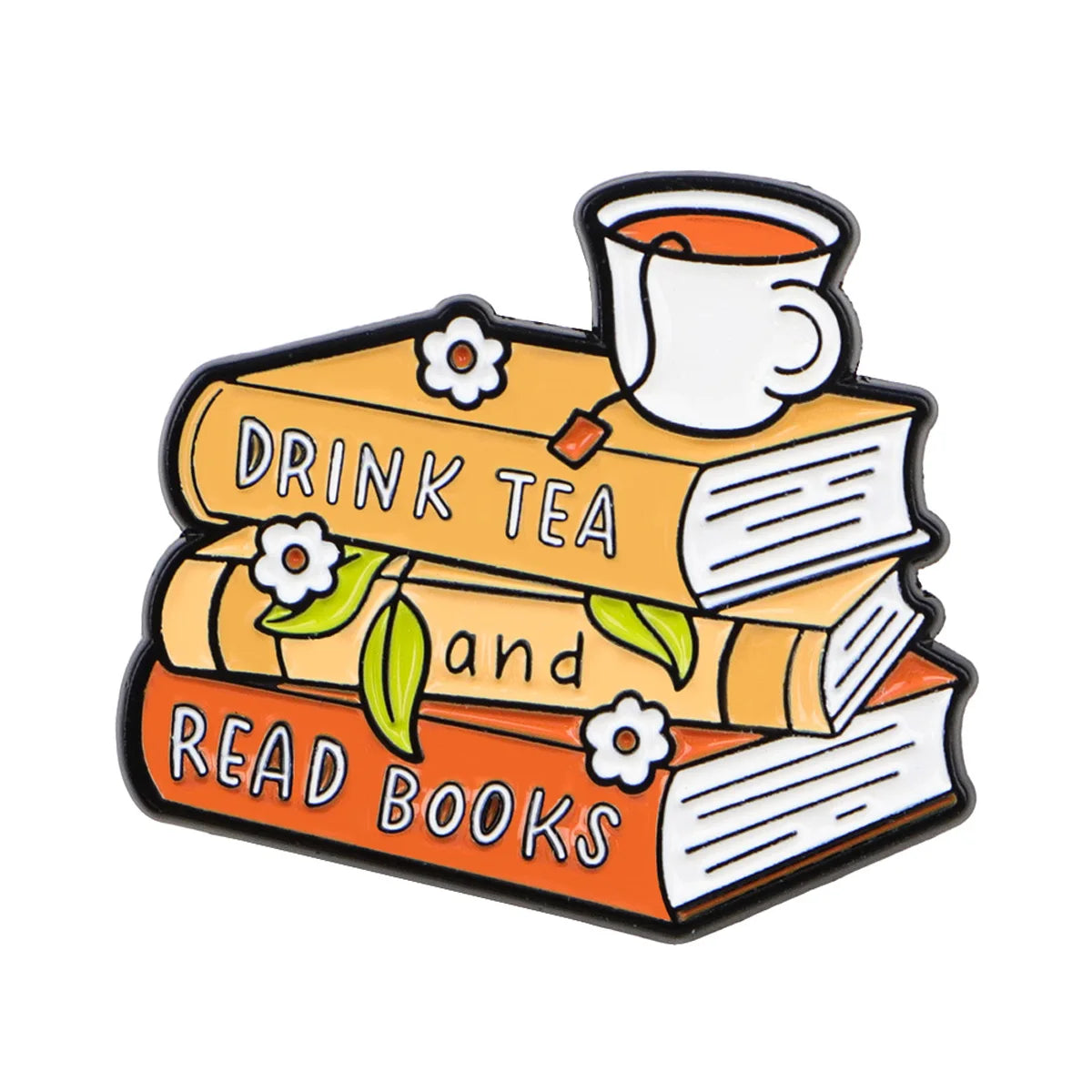 Just One More Chapter Enamel Pin for Book Lovers